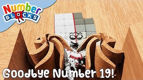 NUMBERBLOCKS | Goodbye Nineteen! | Shredding Simulation