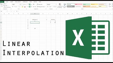 How to Use Excel to linear interpolate?