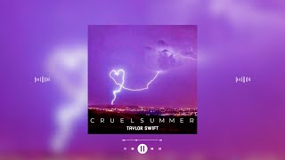 taylor swift - cruel summer (slowed & reverb) Resimi