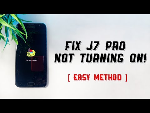 बूटलोगो (ईंट या बूटलूप) पर अटके हुए J7 प्रो को कैसे ठीक करें