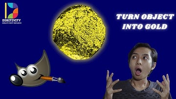 How To Turn Any Object Into Gold In GIMP | GIMP Tutorial 2021 | GIMP Golden Effect Quick-Trick