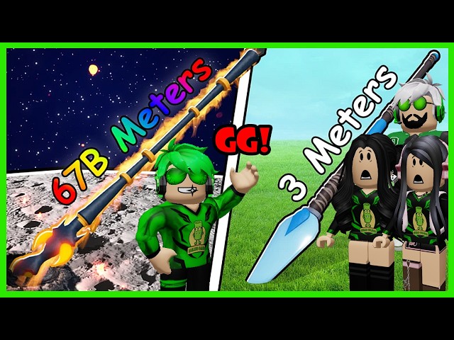 Aku Melatih Kekuatan Lemparan Tombak Hingga Menempuh Jutaan Kilometer  - Roblox Spear Training