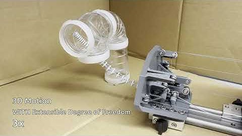 Tendon-Driven Continuum Robot with Extensible Segment Demo