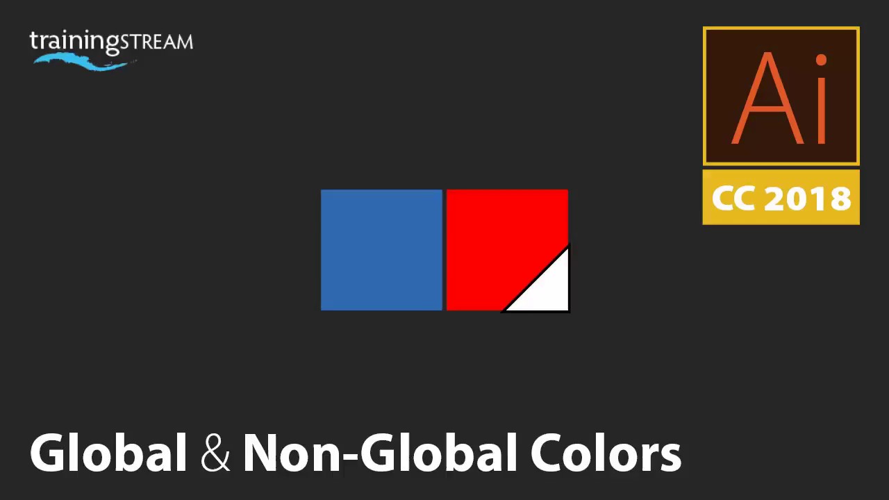 How to identify and work with Global and NonGlobal colors in Adobe
