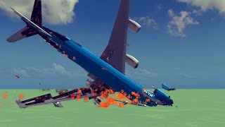Airplane Crashes, Plane Collisions And Emergency Landings | Besiege