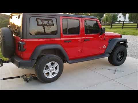 American Outlaw Lonestar Wheels with BFG KO2 tires finally mounted on the  Wrangler JL! - YouTube