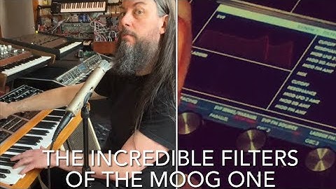 Moog One is the greatest! Part 2: Best filters ever in a poly synth
