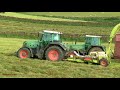 Silaging with Fendts - and a Trailed Claas Jaguar 75.