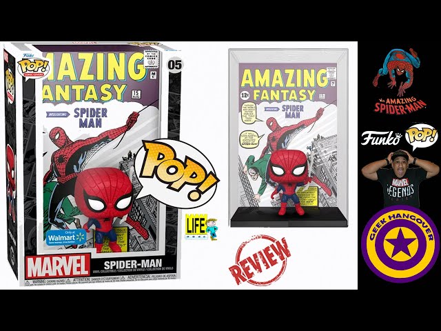 Funko Pop! Cover Art: Marvel - Amazing Spider-Man Vinyl Bobblehead 
