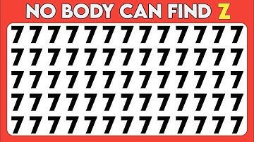 ONLY 1% CAN PASS THIS OBSERVATION SKILLS TEST 👀 | NUMBER AND LETTER EDITION