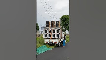 Cek sound horeg renteng renteng naik pickup takbir 2025