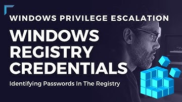 Windows Privilege Escalation - Searching For Passwords In Windows Registry