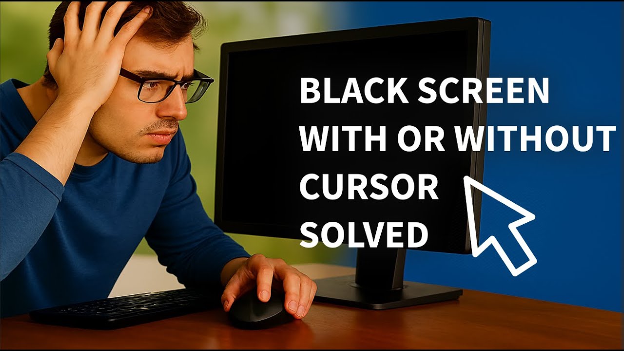 How to Fix Black Screen with or without Cursor on Windows 10/11 - YouTube