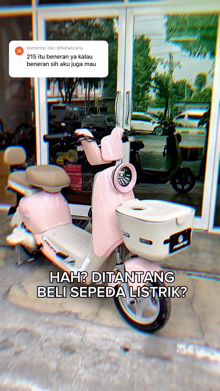 HAH‼️ DITANTANG BELI SEPEDA LISTRIK