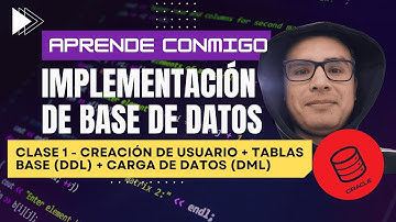 Aprende Oracle SQL Developer paso a paso | Clase 1: Crear Usuarios, Tablas e Insertar Datos