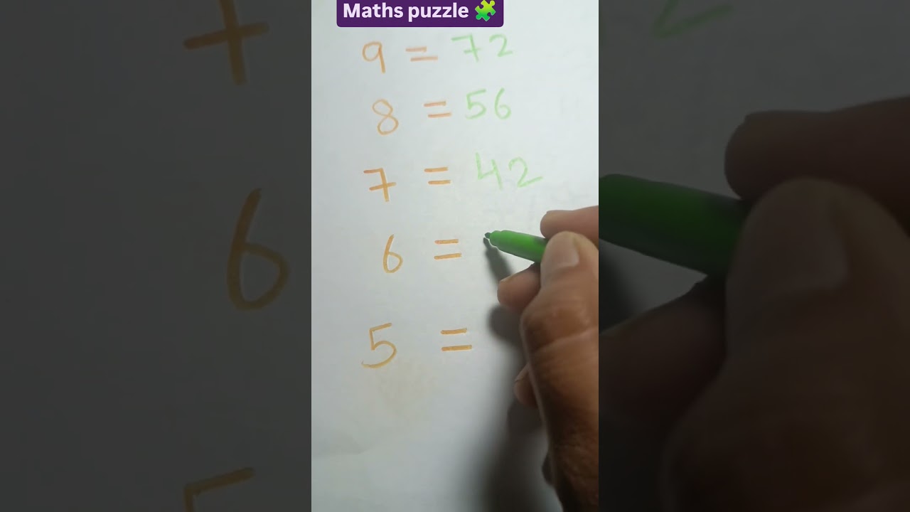Maths puzzle 🧩# trending shorts # brain test 🧠🤔# iq test # Viral #
