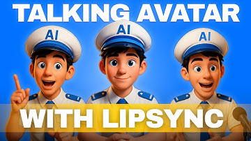 How To Create a TALKING & WALKING AI Avatar (YouTube Talking Character)