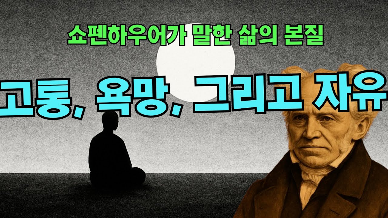 [쇼펜하우어가 말한 삶의 본질]고통, 욕망 그리고 자유 - YouTube