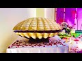 Shell , Name revealing | #flowerdecoration #shell #namereveal #namingceremony #decor #event #flower