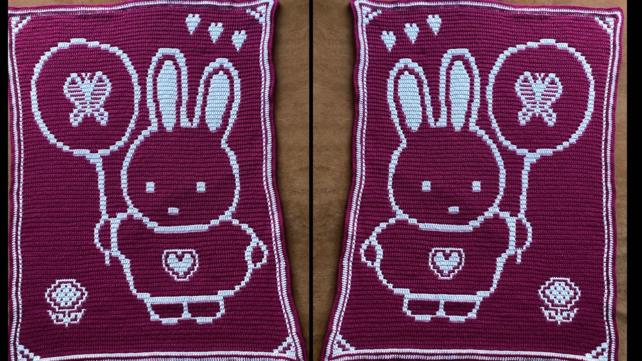 Leer Mozaïek Haken met de Ko Konijn Deken! 🐰 | Gratis Stap-voor-stap Workshop (Rechtshandig)