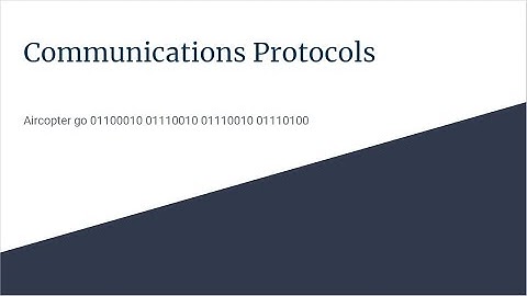 AP 2020-2021 Lecture 5: Communication Protocols
