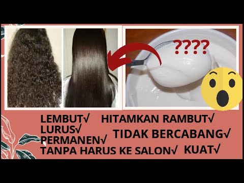 Cara Meluruskan Rambut  Dengan Bahan Alami Rambut  Keriting  