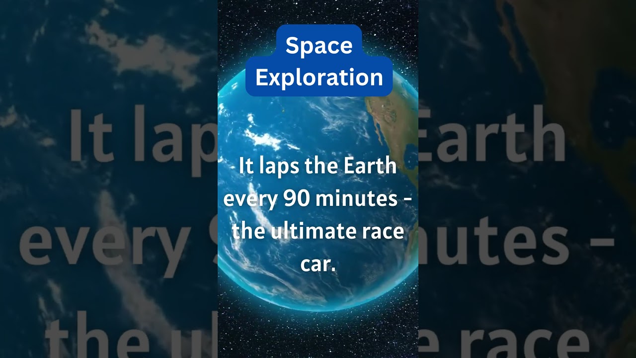 The International Space Station travels at 28,000 kilometers per hour!