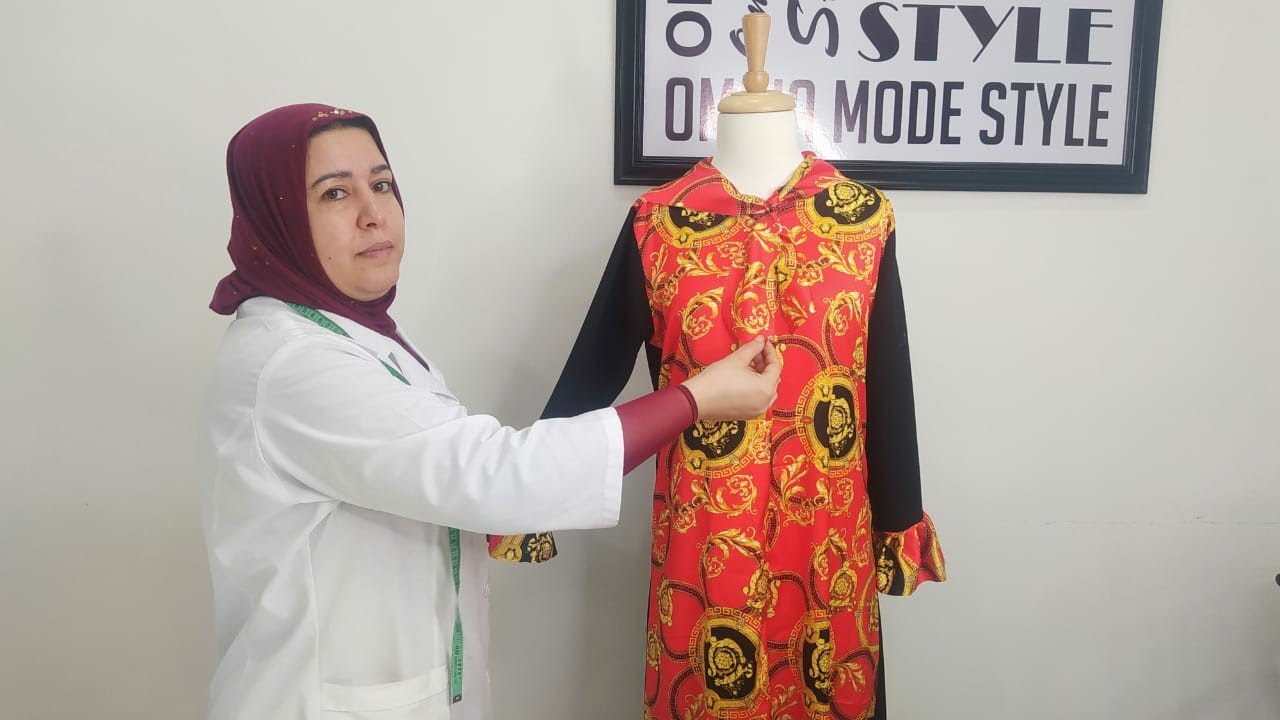 جلابة للبنات من 10سنوات إلى 12السنةالدرس 1