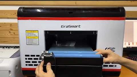 How to install the cylinder tools for A3 UV printer