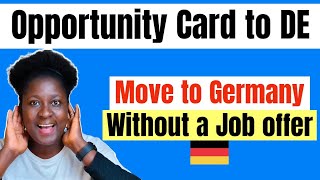 Good News: A New Pathway To Relocate To Germany Without A Job Offer Move With Family To Germany
