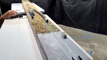 Tehachapi loop, Caliente, Cable, Monolith and Rosamond on 5 HCDs in N scale