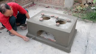 Ideas Making Outdoor Wood Stoves From Cement And Brick Simple at Home by Mixers Construction 3,650,694 views 3 years ago 17 minutes