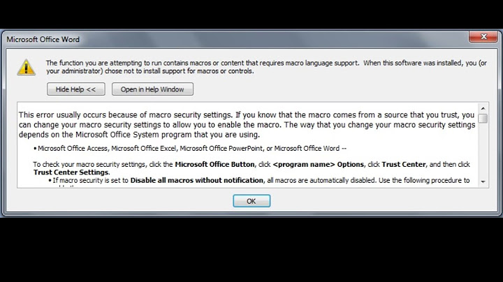 Office 2007 cài mathtype bị lỗi không lên