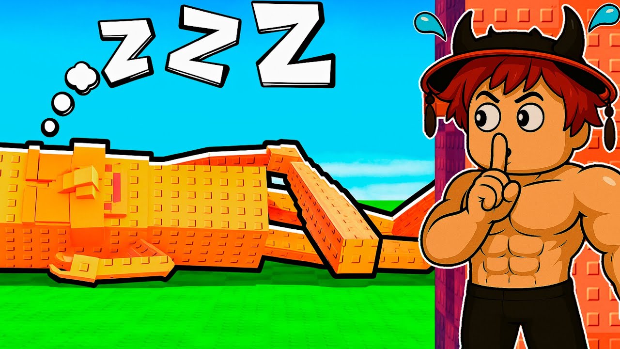 NÃO ACORDE OS BRAINROTS no ROBLOX! 😱🔥