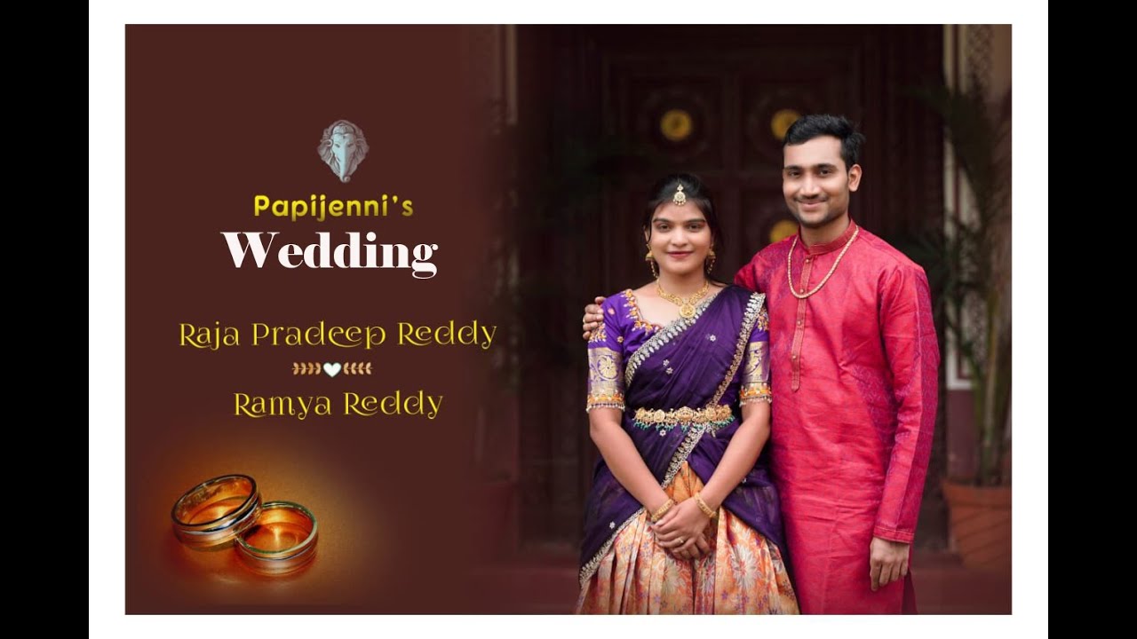 RAJA PRADEEP REDDY WEDS RAMYA REDDY ON 15-8-2024 LIVE STRATS @ 08.30 PM ...