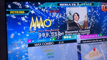 (DDR A20+) 14 PFC#115 Elemental Creation (DSP-14) 999,550!!!