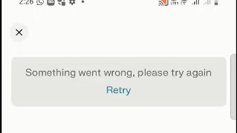 How to fix Something went wrong please try again perplexity ai app