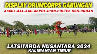 DISPLAY DRUMCORPS JOINT ARMY, POLICE AND INDONESIAN STUDENTS - LATSITARDANUS XLIV / 2024