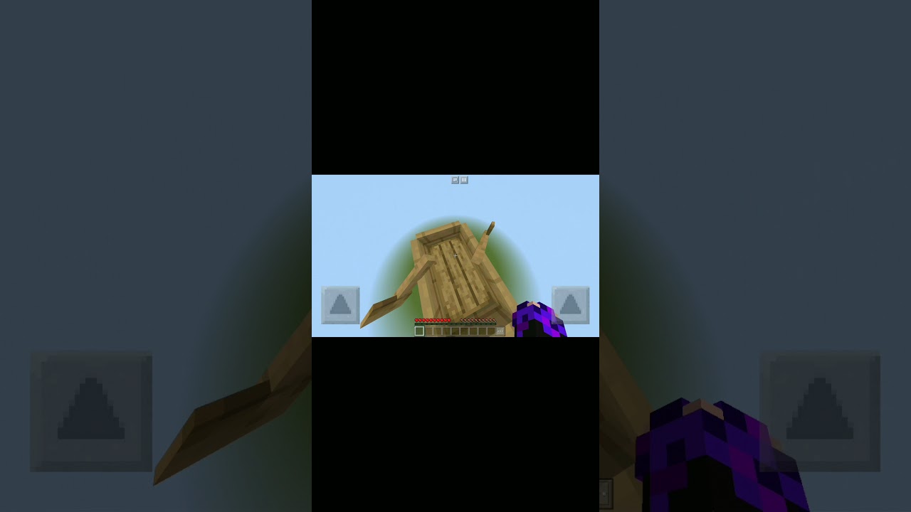 Minecraft Flying Boat Trick