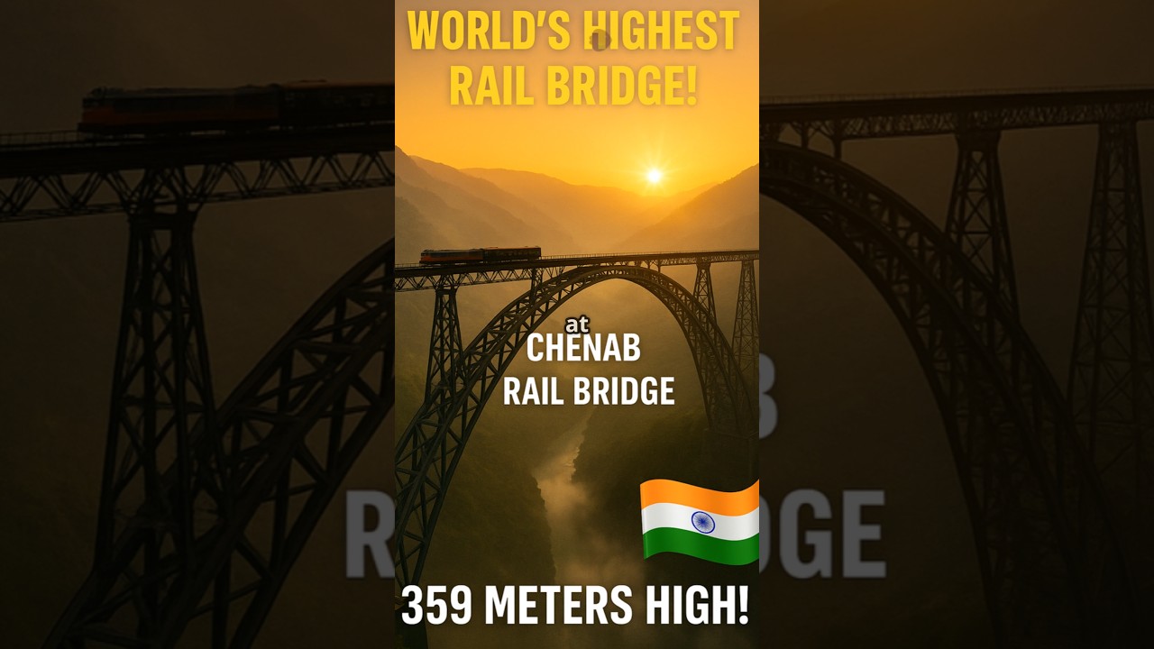 Chenab Bridge : India's Engineering Wonder 