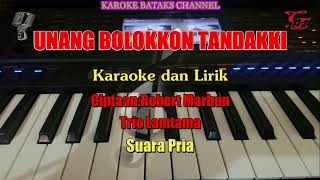 KARAOKE UNANG BOLOKKON TANDAKKI SUARA PRIA||LAGU BATAK