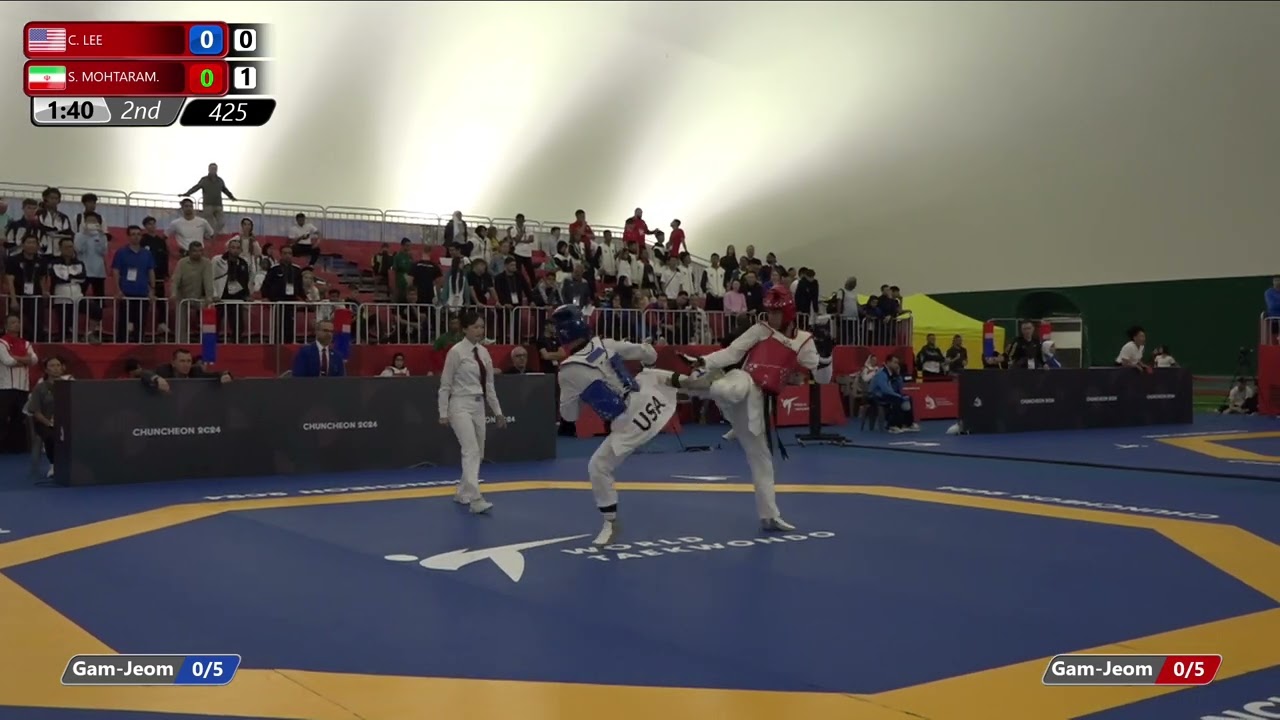425 Quarterfinals Men  55kg USA C  LEE IRI S  MOHTARAM