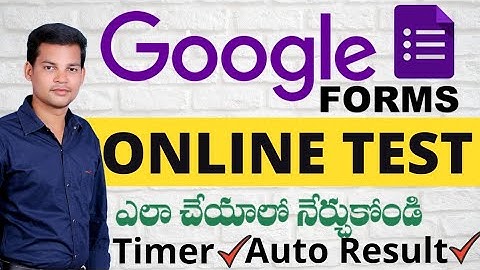 సులువుగా నేర్చుకోండి Complete Google Form Tutorial in Telugu | 𝑻𝒊𝒎𝒆𝒓, 𝑨𝒖𝒕𝒐 𝑹𝒆𝒔𝒖𝒍𝒕