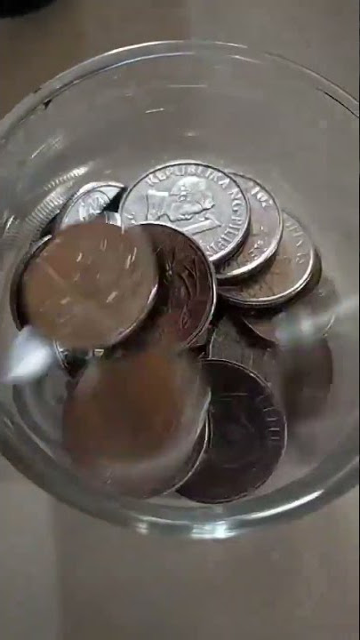 ASMR COINS FALLING SOUNDS #SATISFYING SOUNDS #COINS #Philippinescoins #ASMR #shorts