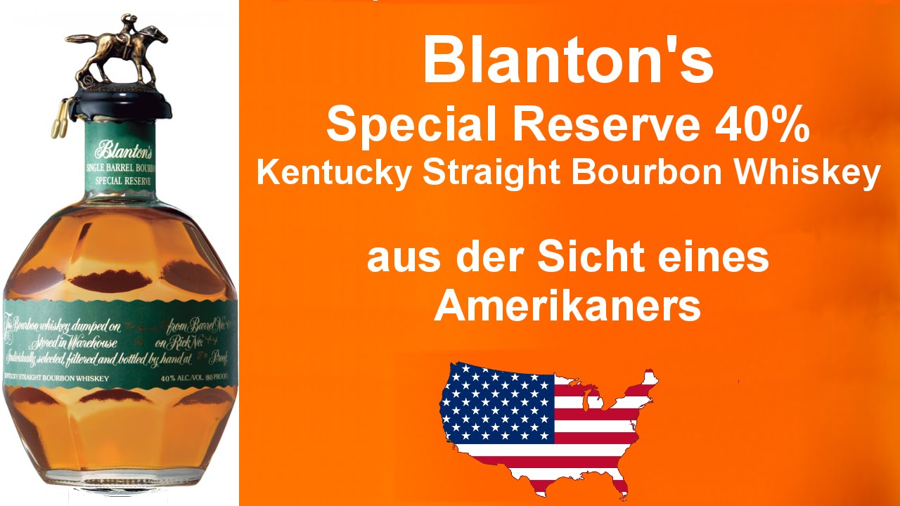 065 - Blanton's Special Reserve at 40% - Kentucky Straight Bourbon