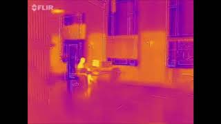 Warmtebeeld Warmtescan Van Wandverwarming Verwarmen Koelen Variotherm Technea