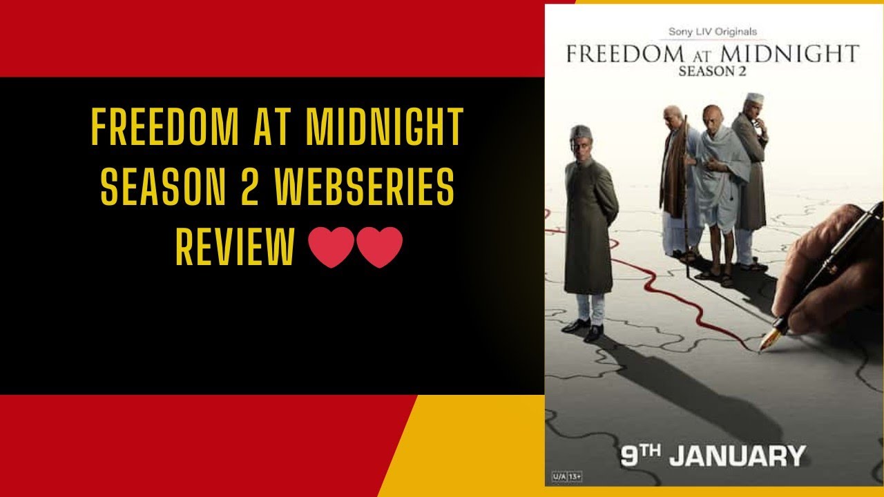Freedom At Midnight Season 2 Full Webseries Online|Review|Arif Zakaria|K C Shankar|Sonyliv|