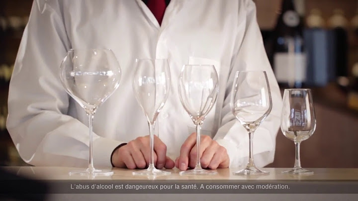 Les différents verres et leur usage