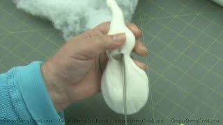 Stuffing Fabric Pieces With Polyfil For Primitive Doll Patterns