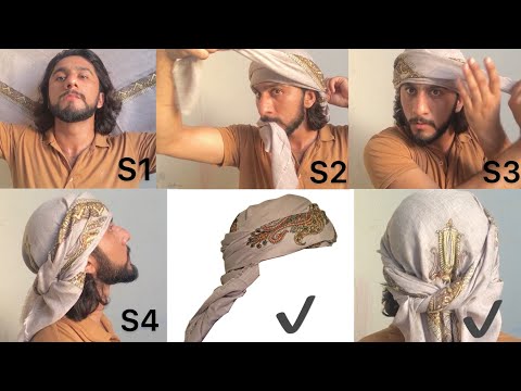 How to tie Dubai style Part 3 || turban style tutorials | Majid shah